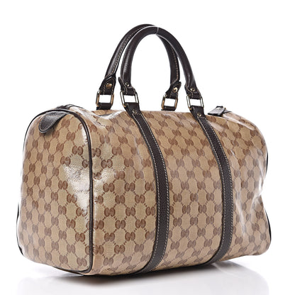 Gucci Crystal Monogram Medium Joy Boston Dark Brown 3 of 16