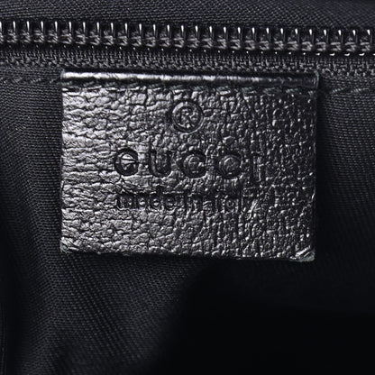Gucci Monogram Web Medium Flat Messenger Bag Black 5 of 8
