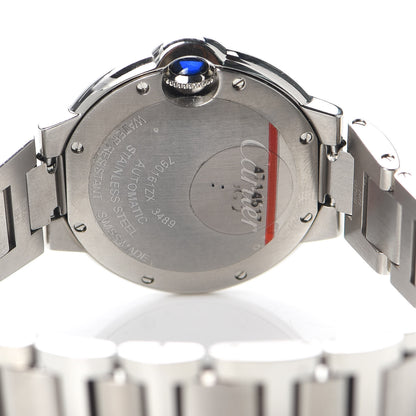 Cartier Stainless Steel 33mm Ballon Bleu De Cartier Automatic Watch 4 of 6