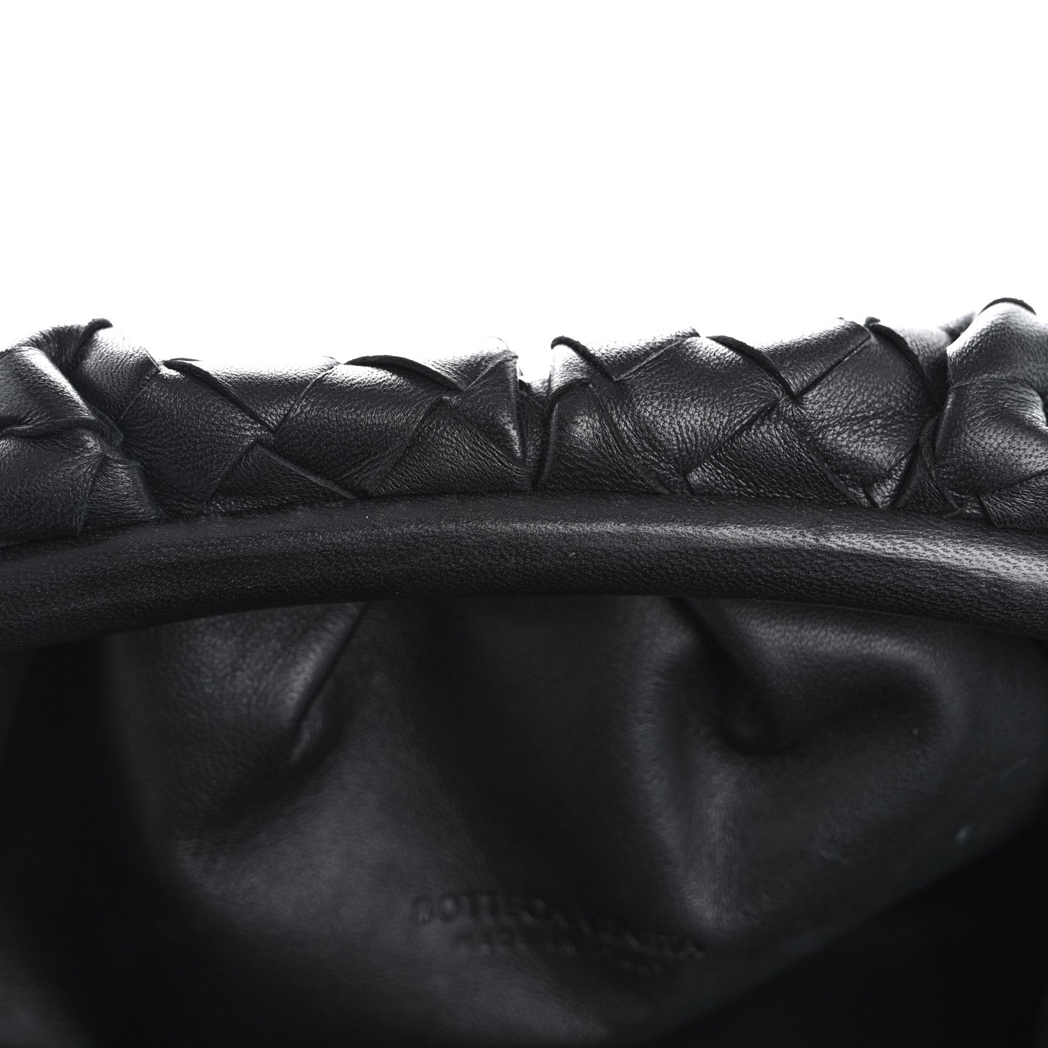 Bottega Veneta Nappa Maxi Intreccio The Pouch Oversized Clutch Black 9 of 14