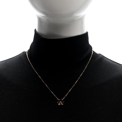 Van Cleef & Arpels 18K Rose Gold Ruby Mini Frivole Pendant Necklace 2 of 5