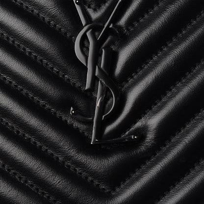 Saint Laurent Calfskin Matelasse Monogram Lou Camera Bag Black 14 of 14