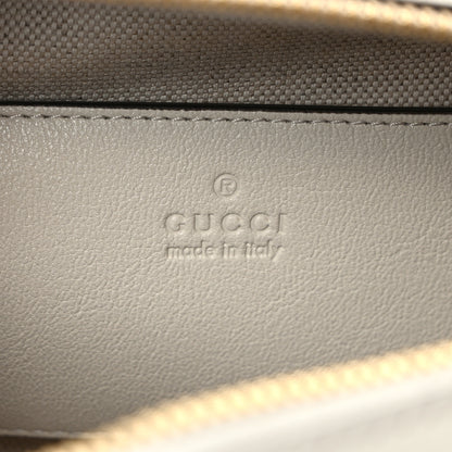 Gucci Sakai Be Green Calfskin Diagonal Stitched Blondie Top Handle Bag Mystic White 6 of 8