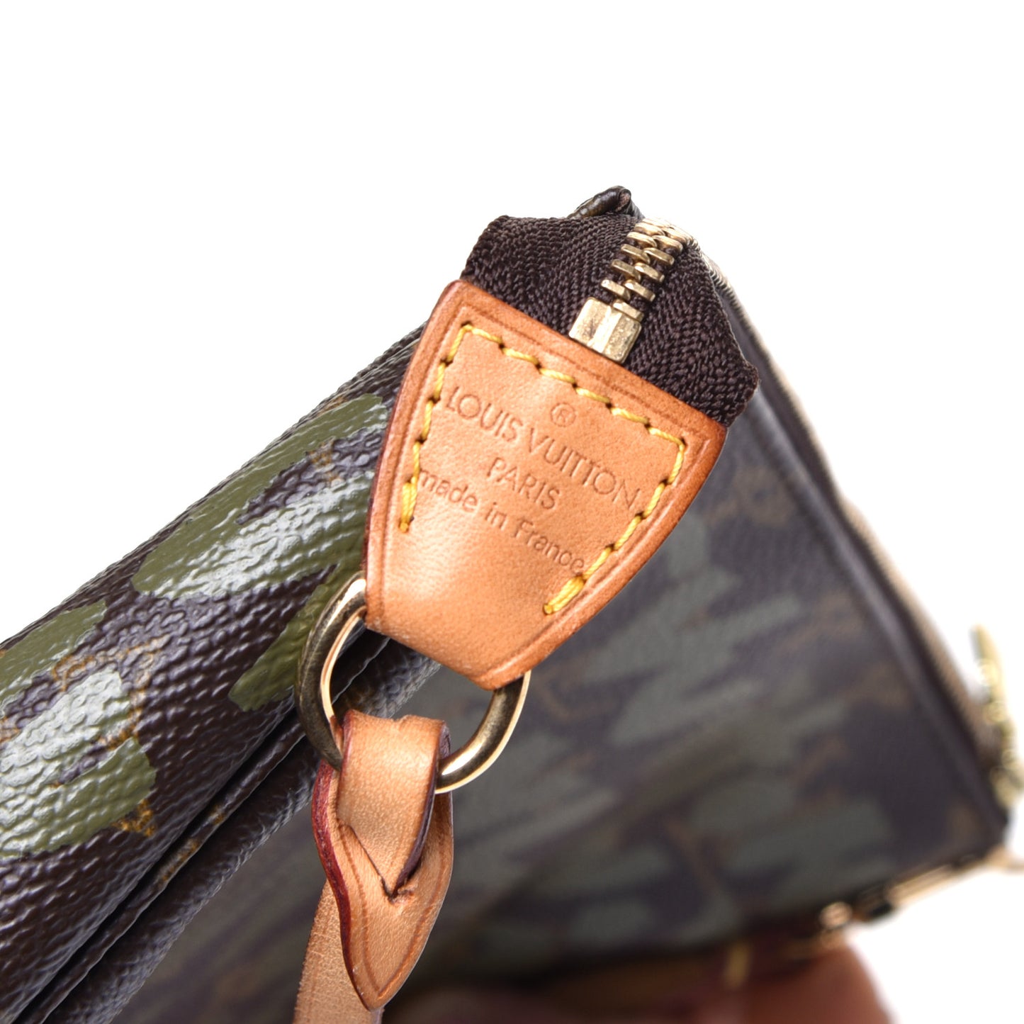 Monogram Graffiti Pochette Accessories Kaki