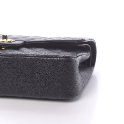 Chanel Caviar Quilted Medium Double Flap Black 9 of 11