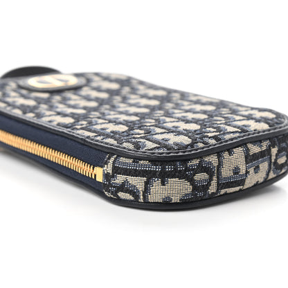 Christian Dior Oblique 30 Montaigne Phone Holder Blue 6 of 11