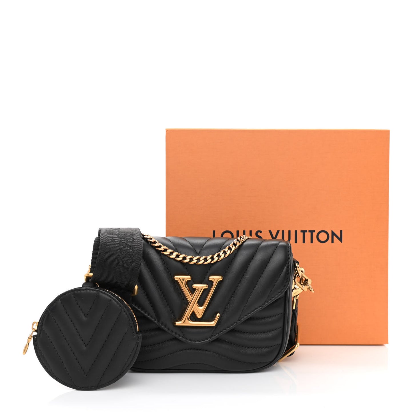 Calfskin New Wave Multi Pochette Black