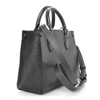Louis Vuitton Empreinte Monogram Giant Onthego PM Gun Metal 3 of 10