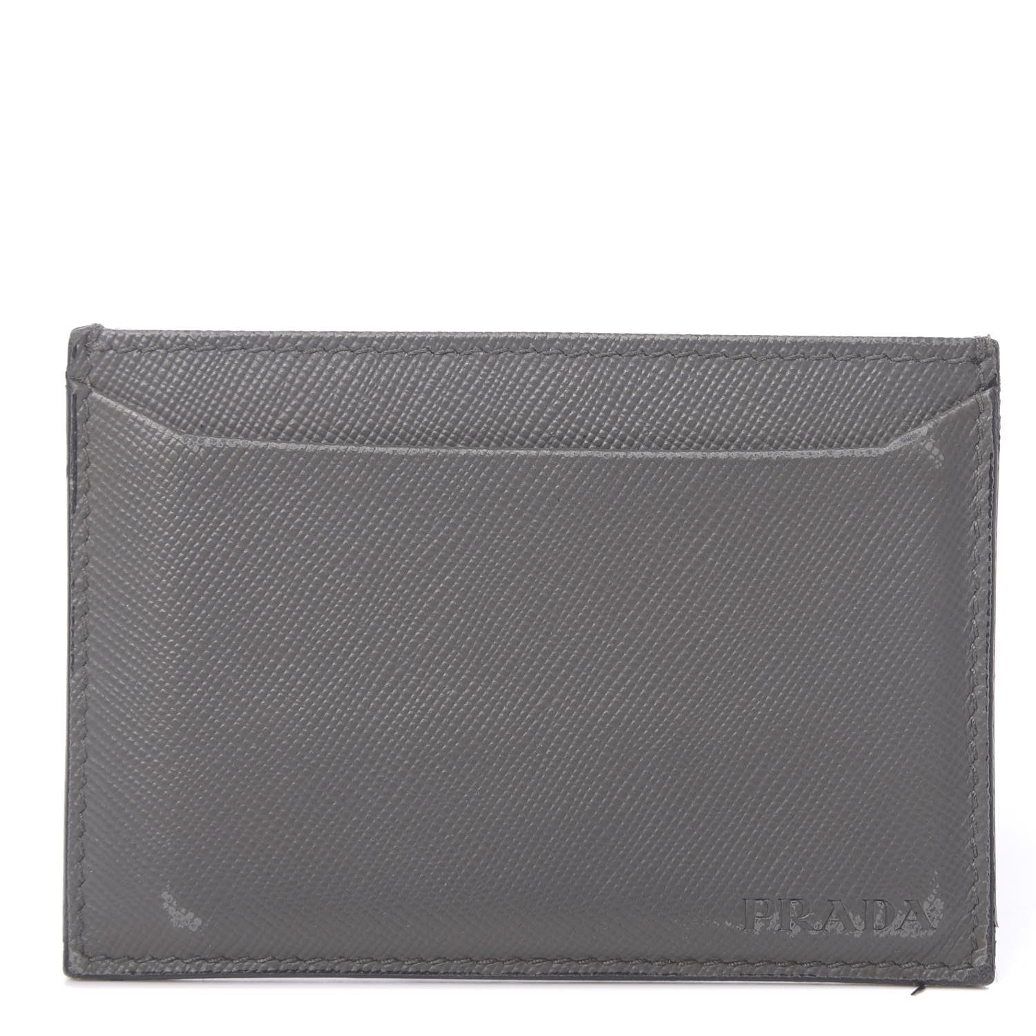 Prada Saffiano Card Holder Marmo 1 of 9
