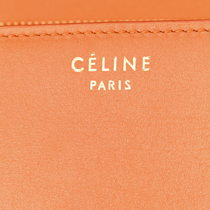 Celine Box Calfskin Medium Classic Box Flap Bag Orange 7 of 12