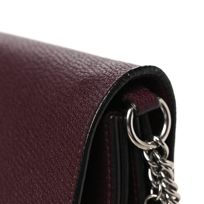 Givenchy Goatskin Medium GV3 Flap Aubergine 12 of 12