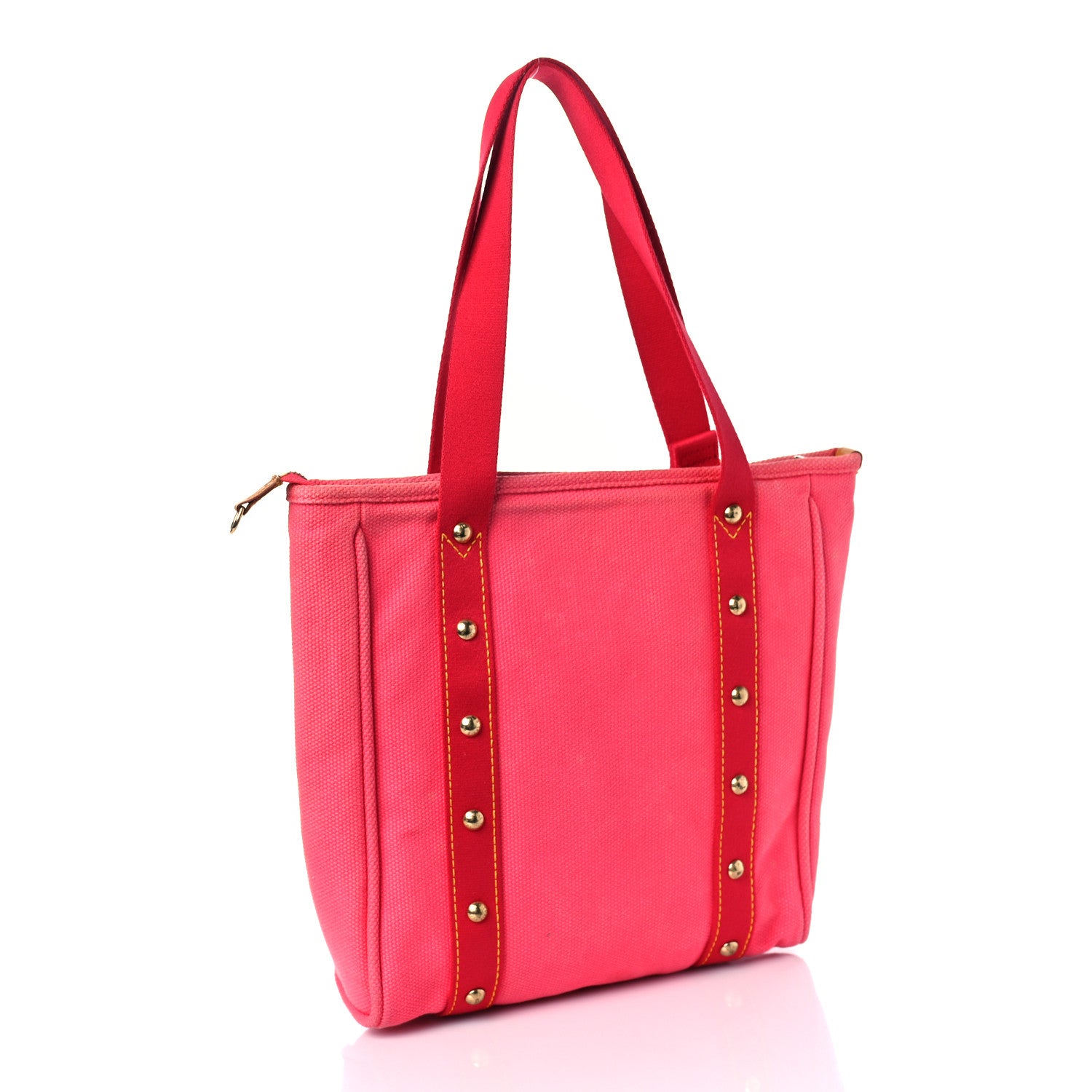 Louis Vuitton Toile Antigua Cabas MM Pink 2 of 8