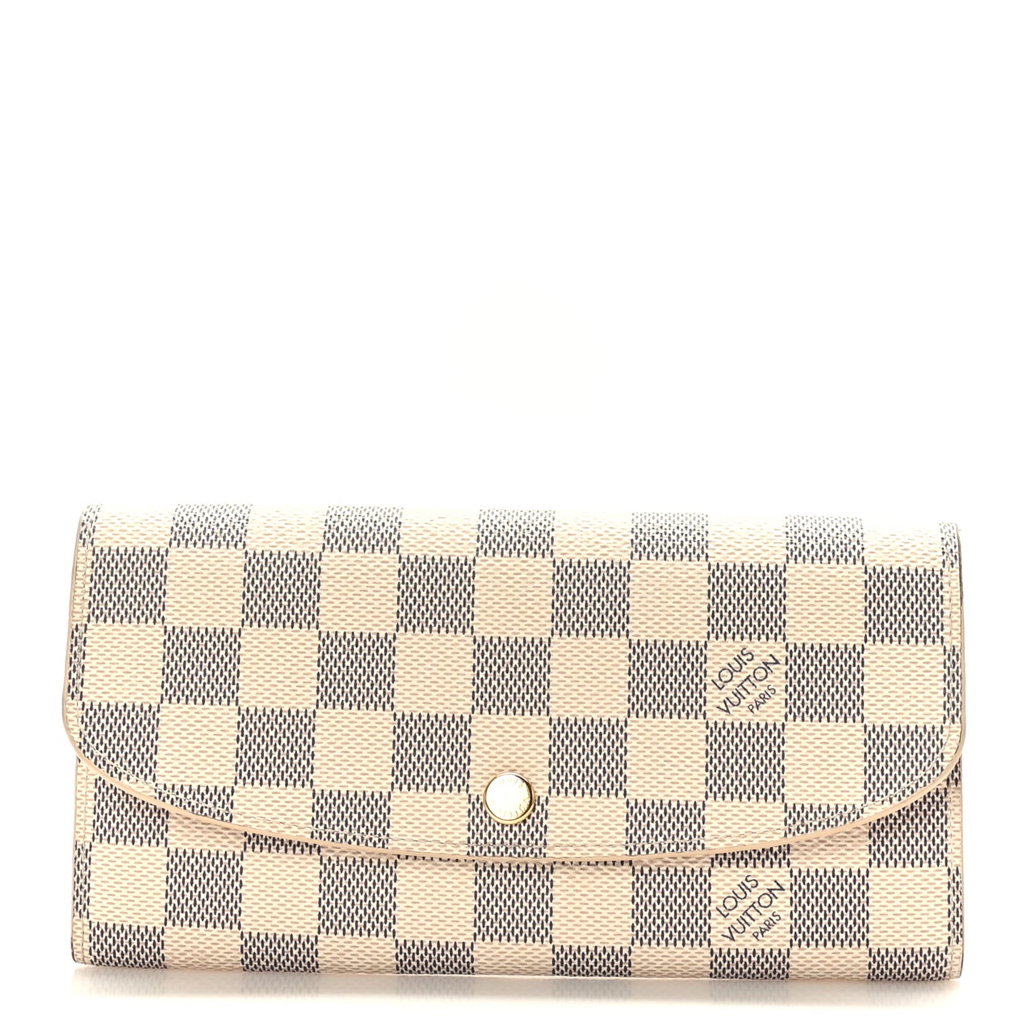 Damier Azur Emilie Wallet Rose Ballerine
