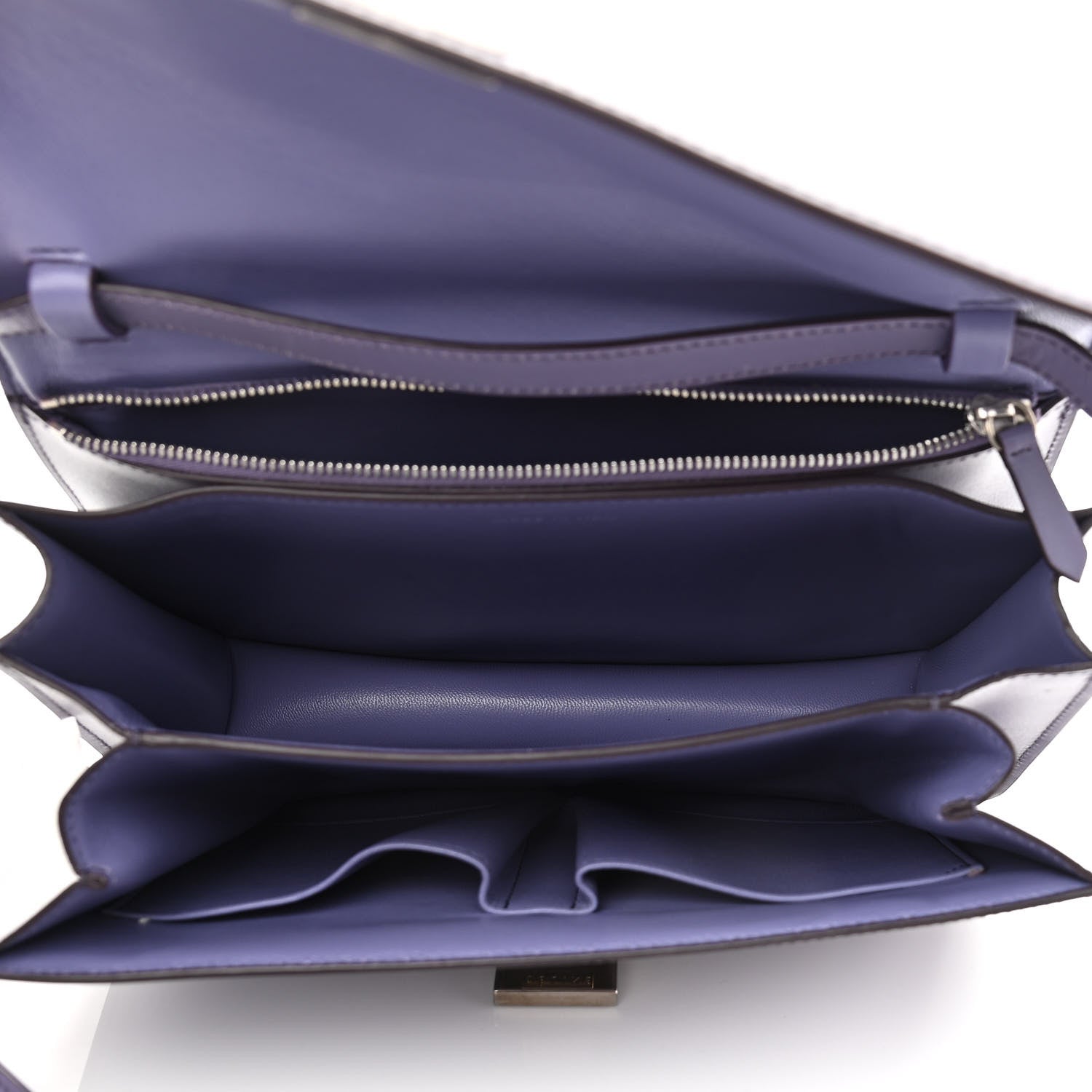 Celine Box Calfskin Medium Classic Box Flap Bag Amethyst 6 of 12