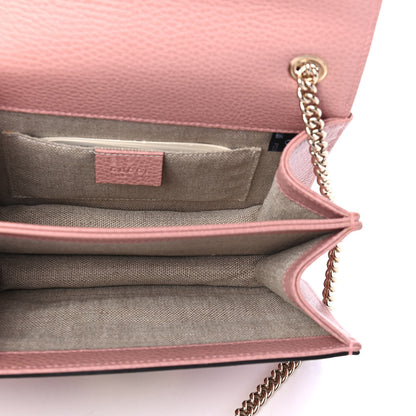 Gucci Dollar Calfskin Small Interlocking G Shoulder Bag Soft Pink 5 of 11