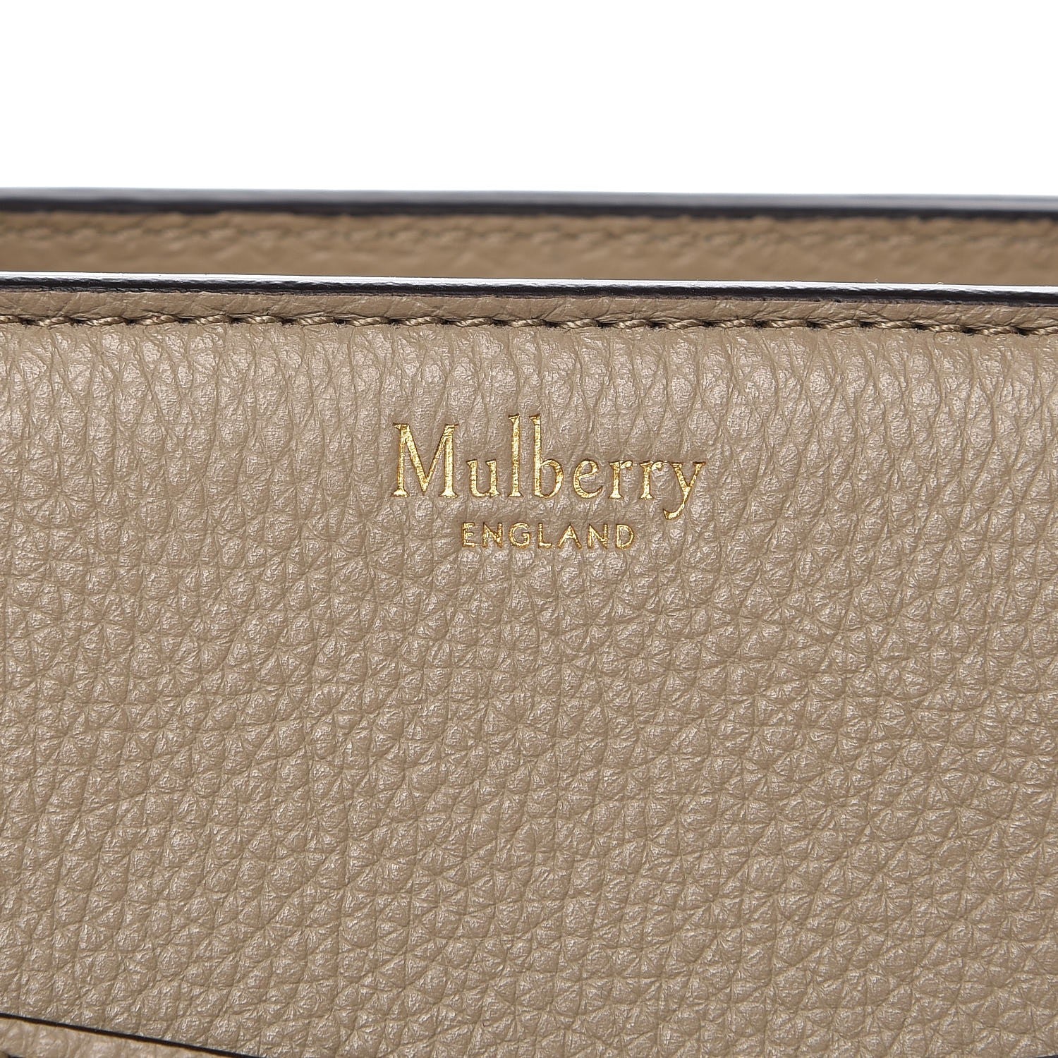 Mulberry Small Classic Grain Bayswater Zip Tote Dune 7 of 8