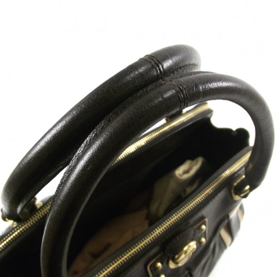 Marc Jacobs Leather Hudson Tote Brown 6 of 12