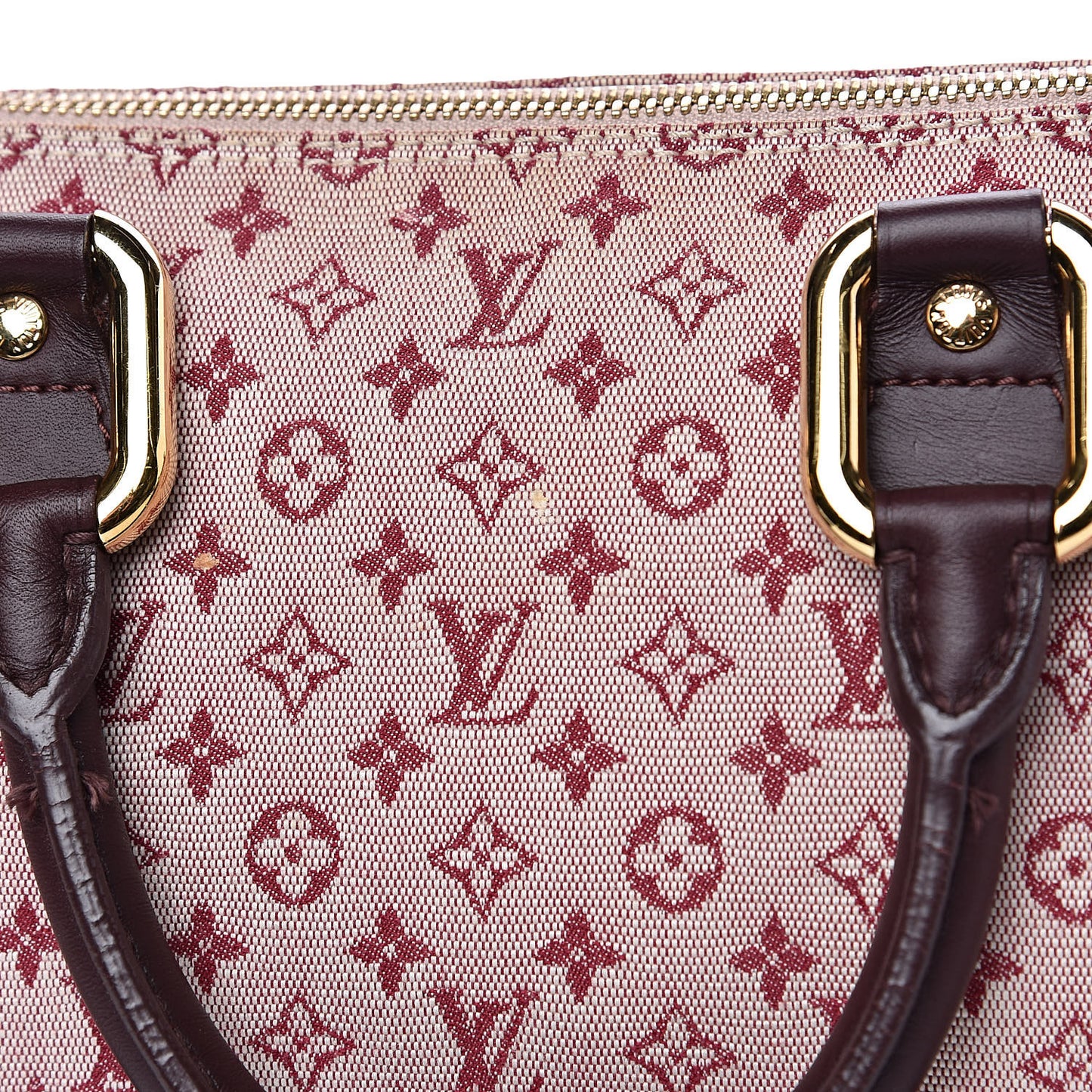 Mini Monogram Alma Long Cherry