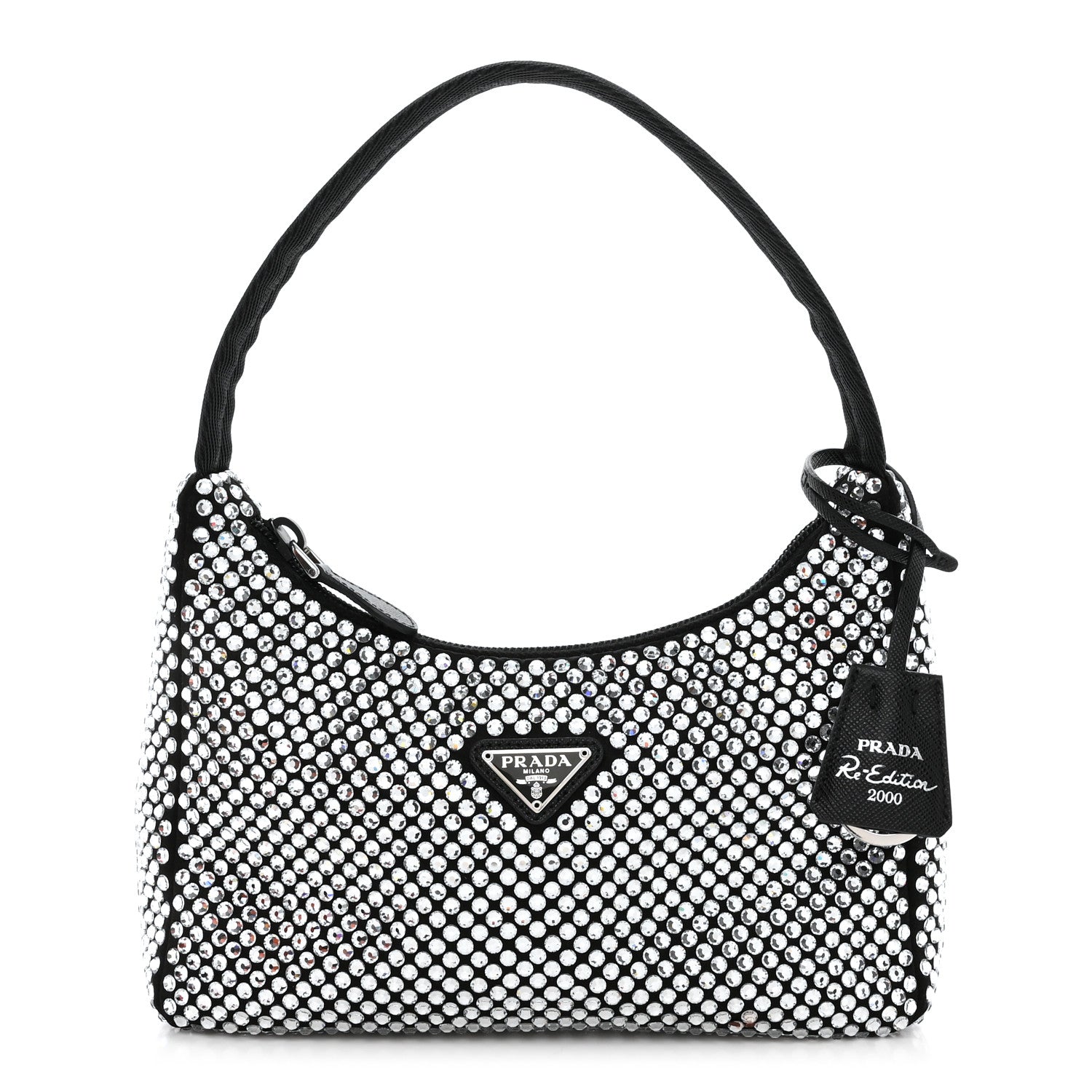 Prada Satin Crystal Mini Re-Edition 2000 Bag Cristal 1 of 10