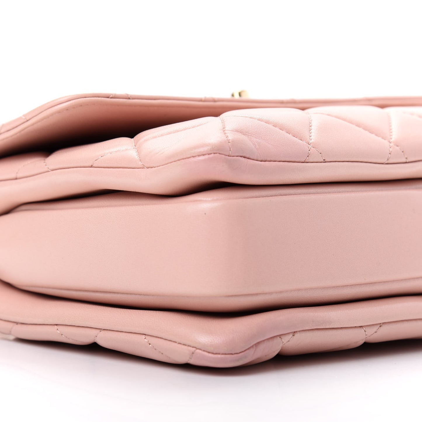 Lambskin Quilted Small Trendy CC Flap Dual Handle Bag Light Pink