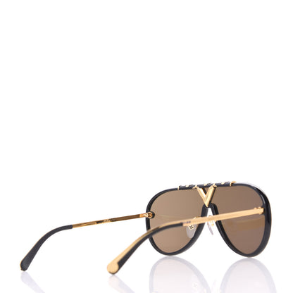Louis Vuitton Acetate Mascot Sunglasses Z1059W Black 4 of 7