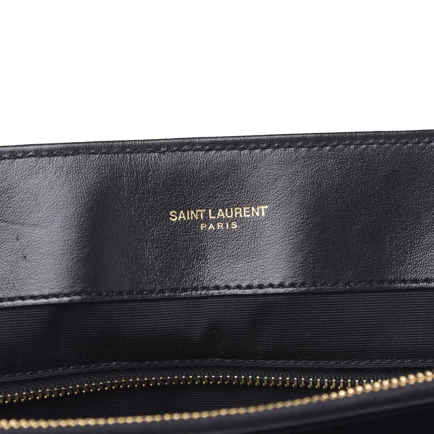 Calfskin Y Quilted Monogram Large Loulou Chain Satchel Black