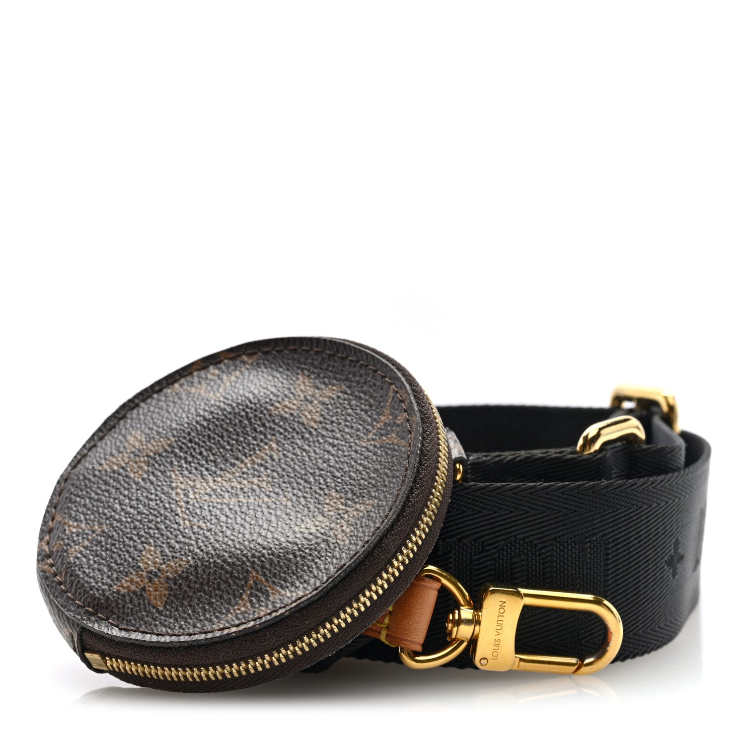 Louis Vuitton Monogram Multi Pochette Accessories Bandouliere Shoulder Strap Black 1 of 3