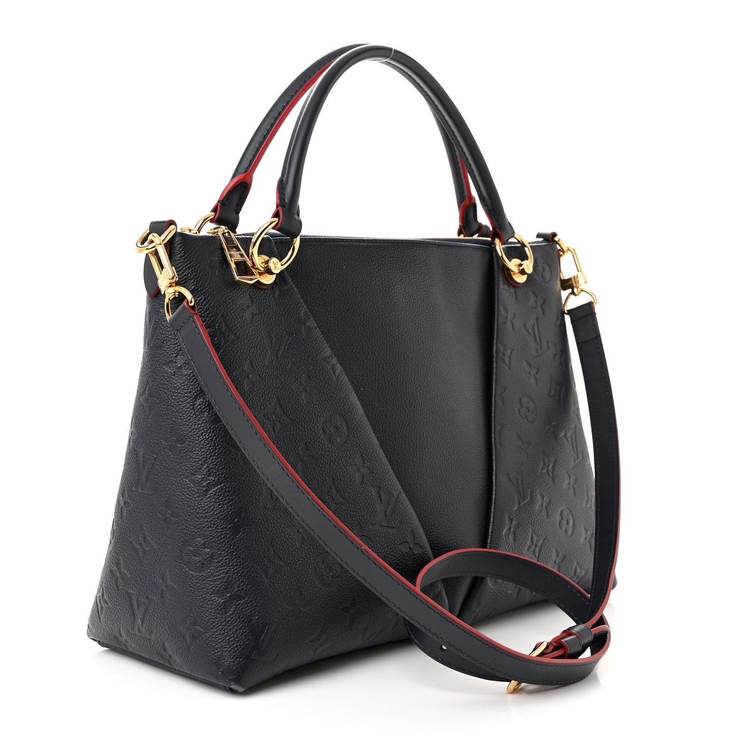 Louis Vuitton Empreinte V Tote MM Marine Rouge 3 of 11