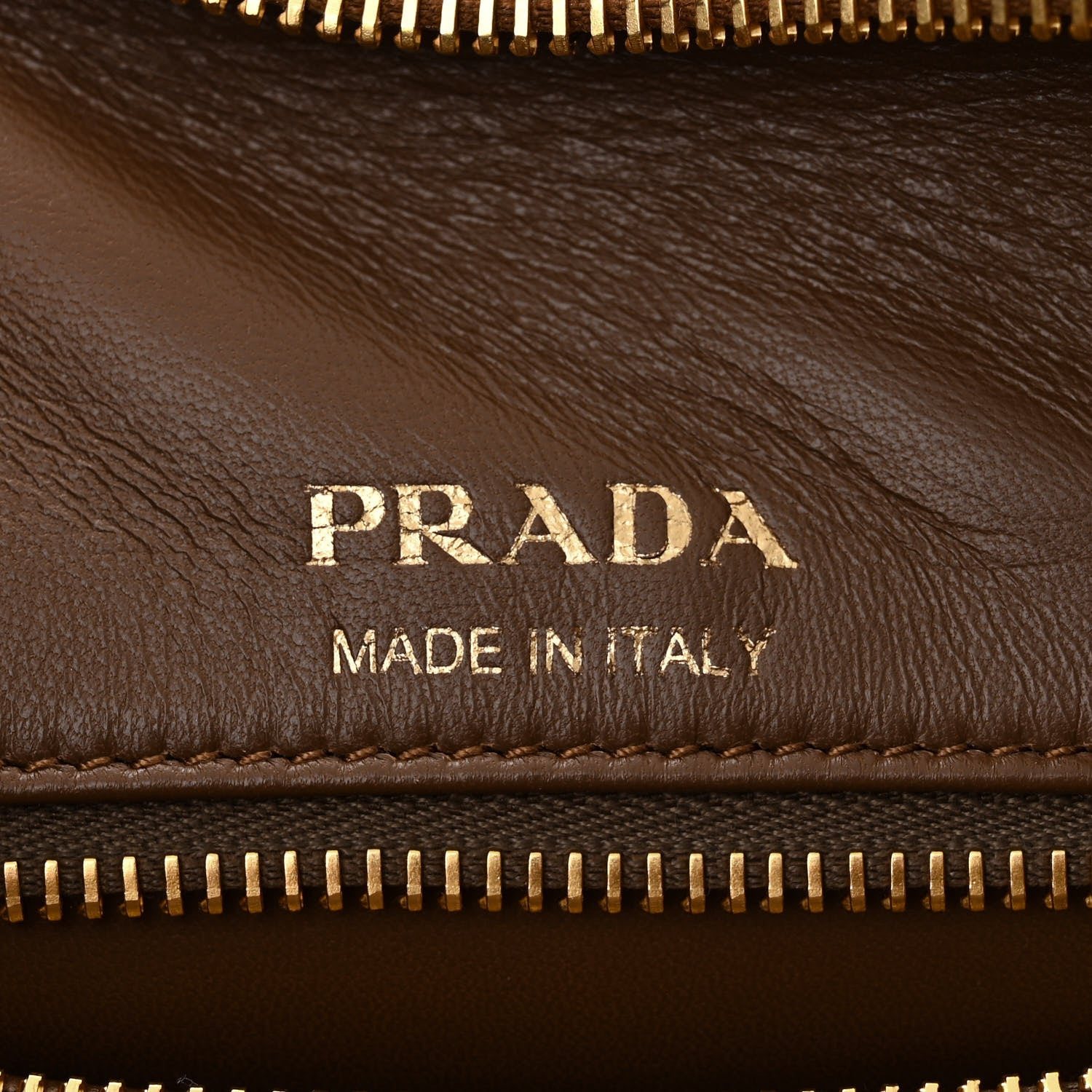 Prada Vitello Daino Soft Large Zippered Messenger Hobo Caramel 6 of 11
