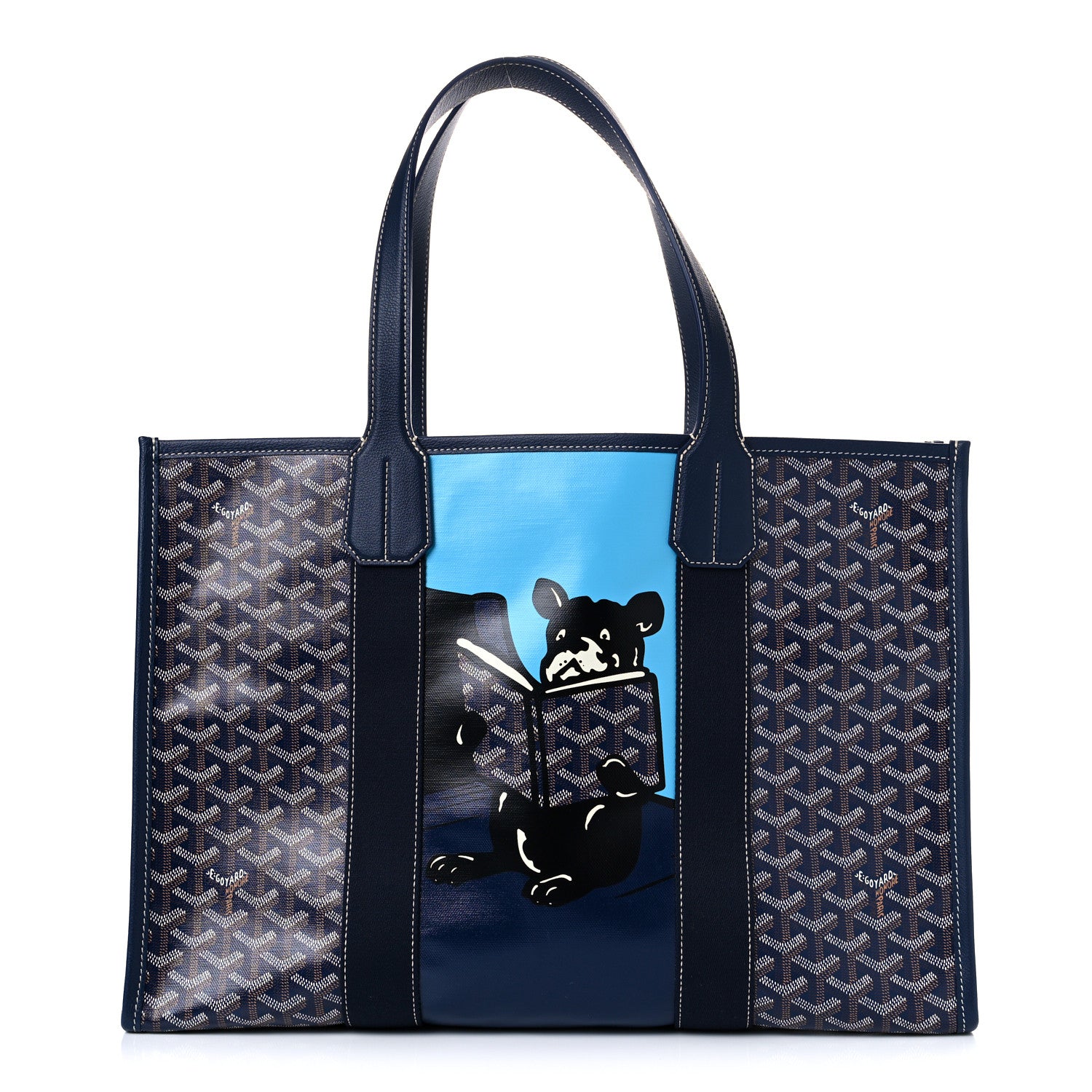 Goyard Goyardine Villette Tote Blue 1 of 8