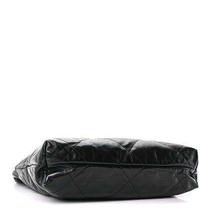 Chanel Shiny Calfskin Quilted Small Chanel 22 Black 5 of 12