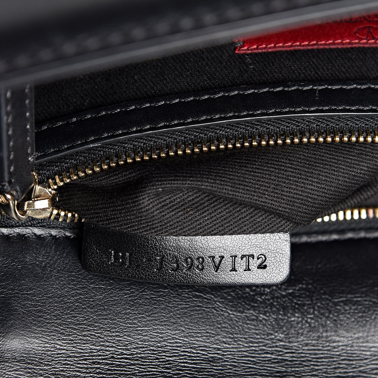 Valentino Garavani Vitello Medium Glam Lock Rockstud Flap Black 7 of 14