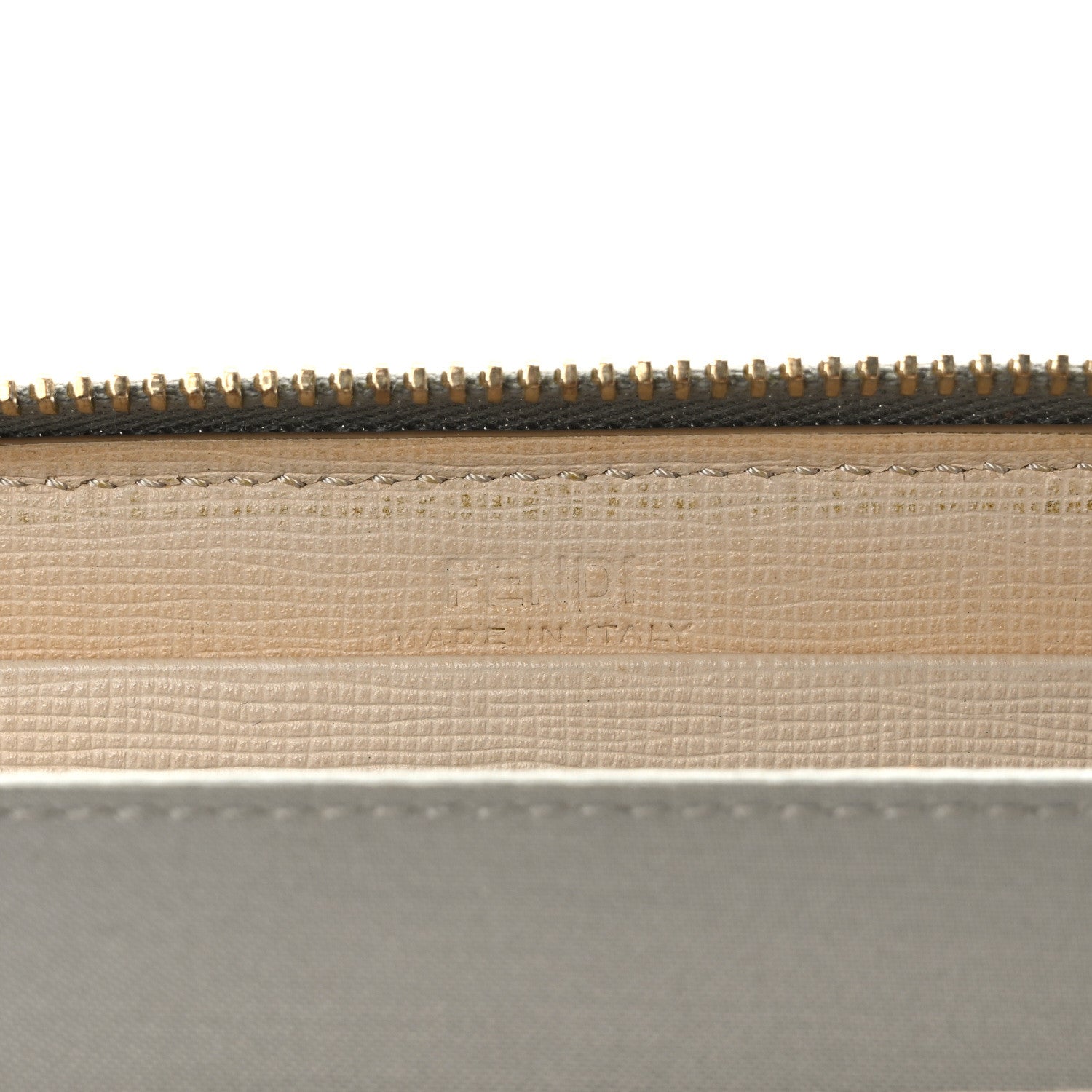 Fendi Vitello Elite Monster Eyes Studded Zip Around Wallet Ghiaccio Black Multicolor 6 of 9