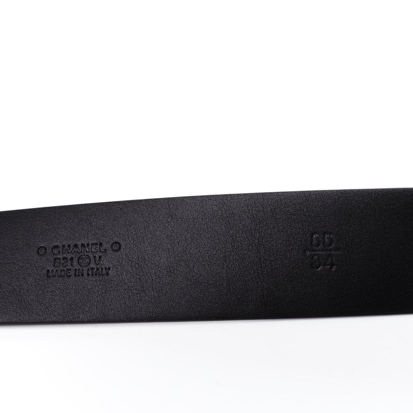 Lambskin CC Chain Belt 85 34 Black