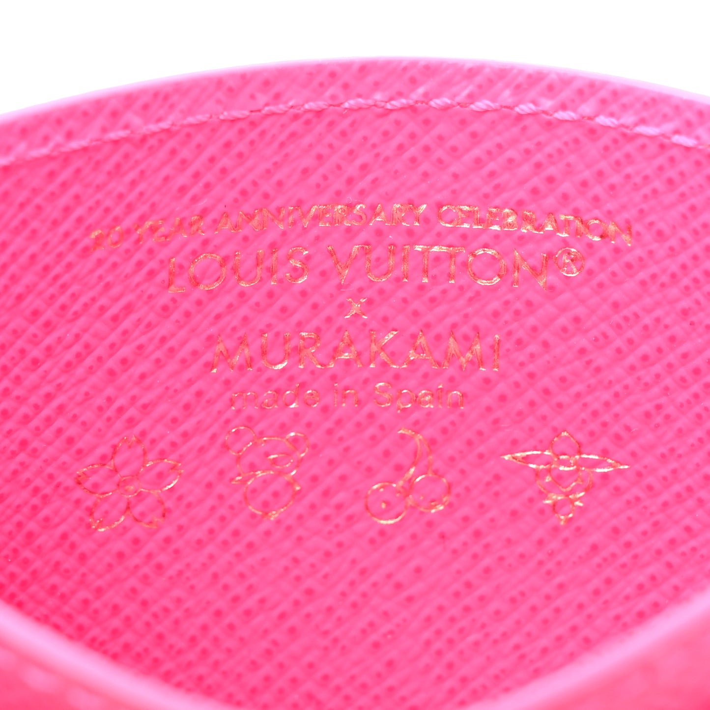 LV X TM Monogram Multicolor Card Holder Kawaii Pink