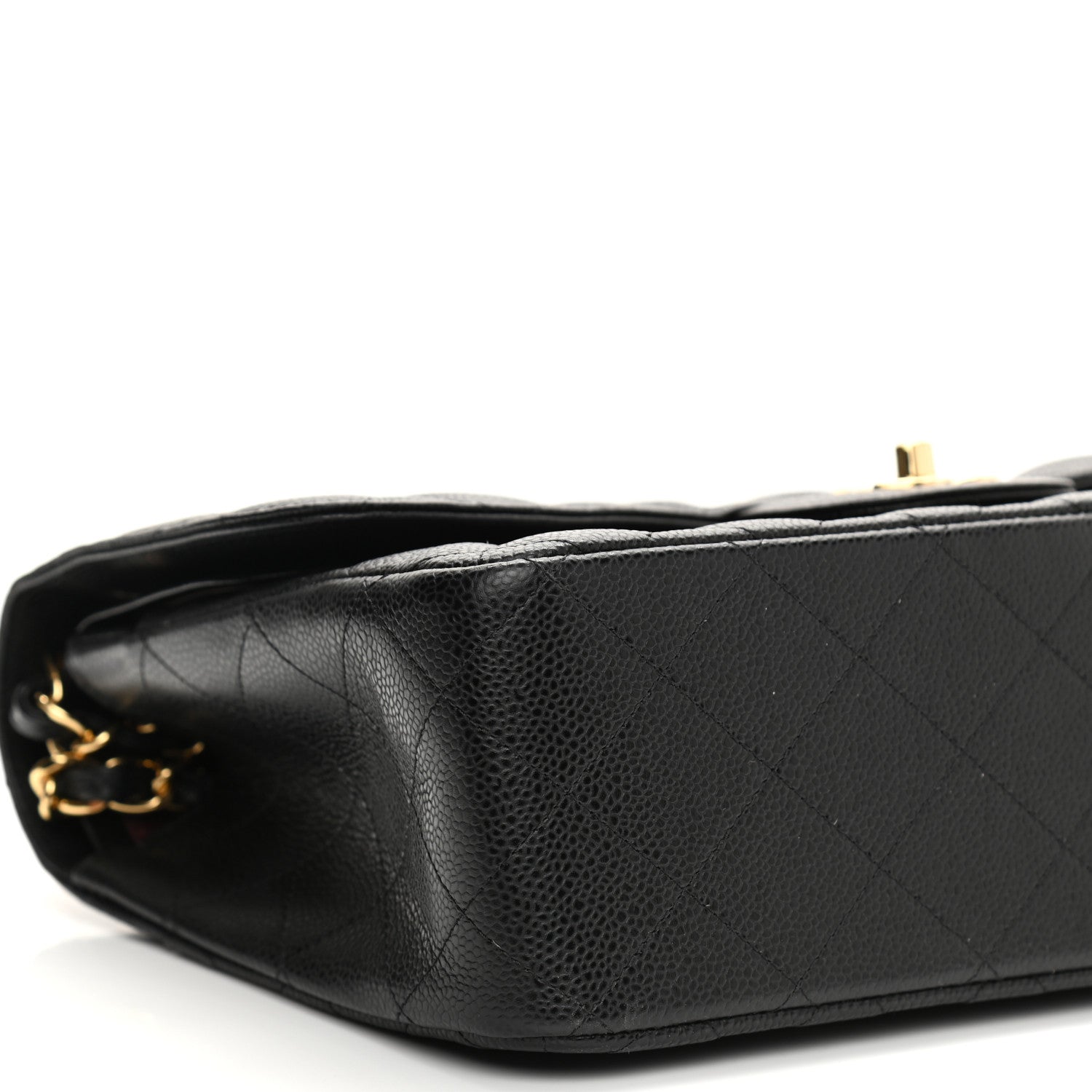 Chanel Caviar Quilted Jumbo Double Flap Black 11 of 11