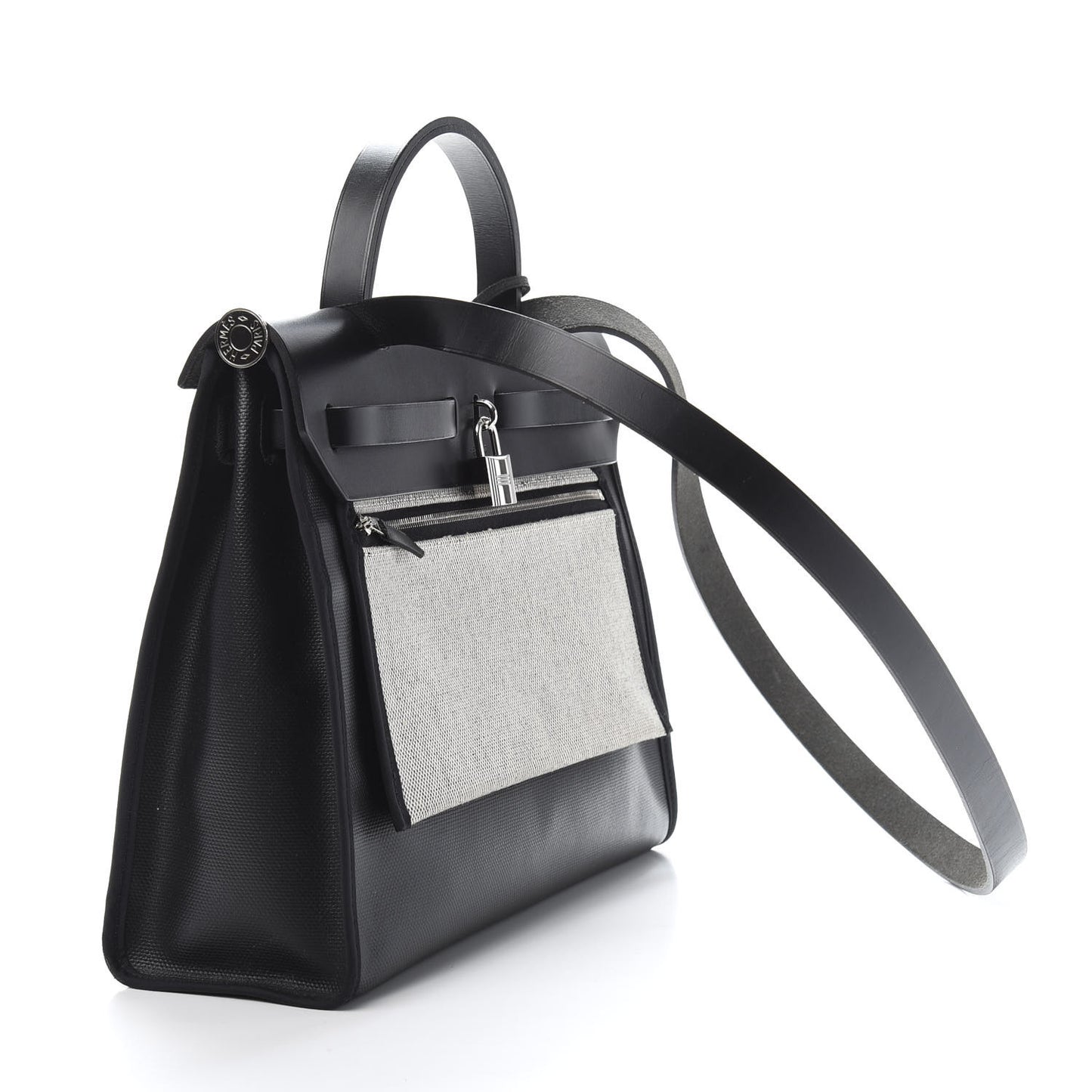 Toile H Berline Vache Hunter Herbag Zip PM 31 Black Ecru