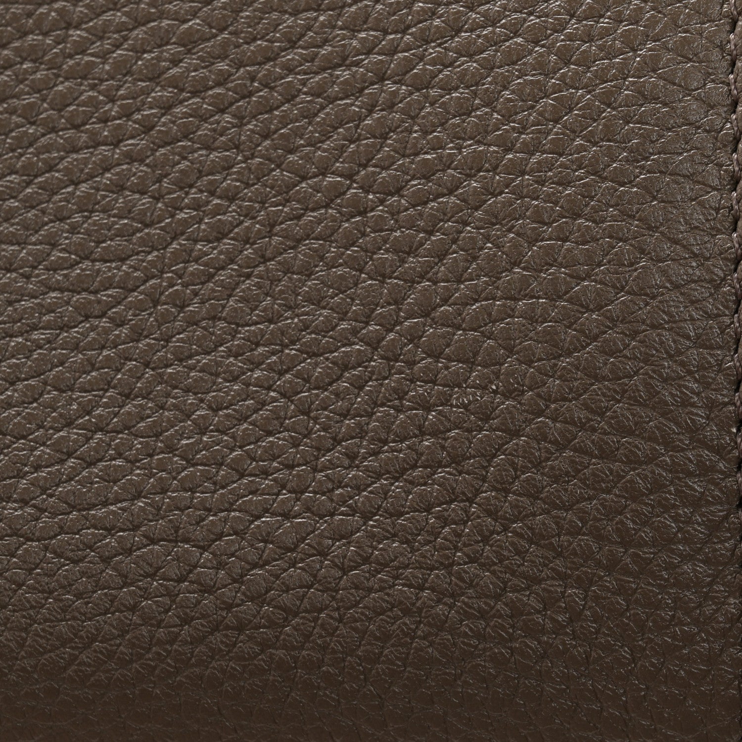 Celine Drummed Calfskin Suede Large Trapeze Souris 13 of 13