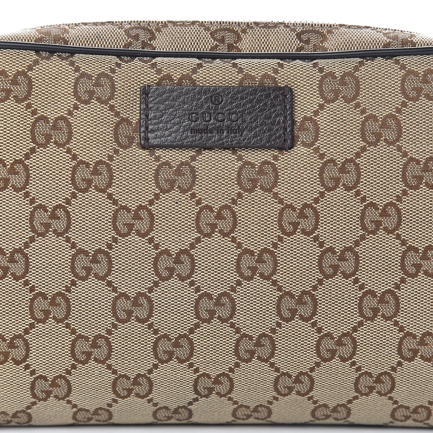Monogram Belt Bag Dark Brown
