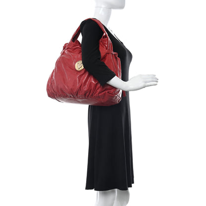 Gucci Calfskin Medium Hysteria Hobo Red 2 of 10