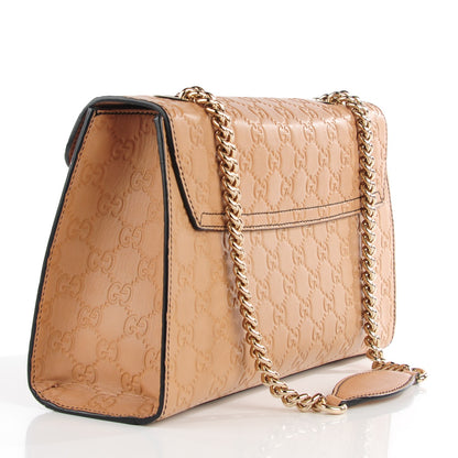 Gucci Guccissima Medium Emily Chain Shoulder Bag Camelia 3 of 8
