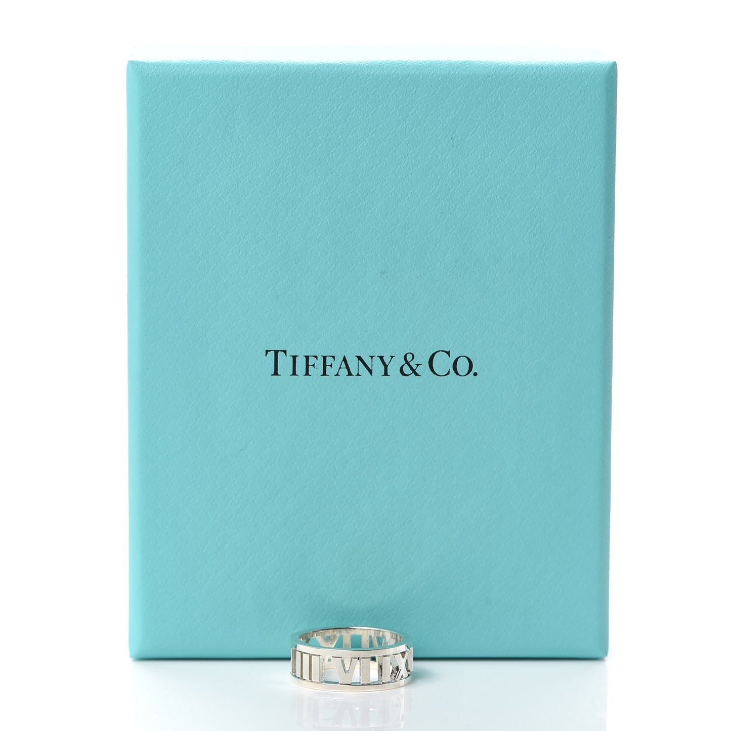 Sterling Silver Wide Atlas Open Ring 50 5.25