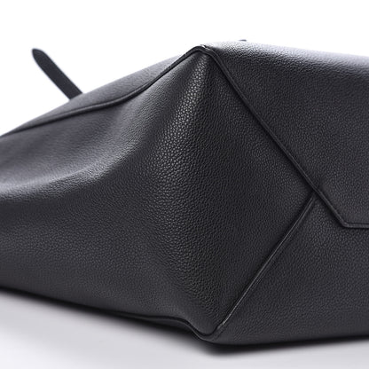 Celine Soft Grained Calfskin Small Belt Cabas Phantom Black 7 of 10