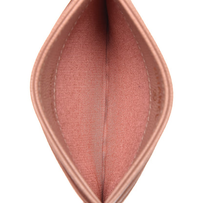 Chanel Caviar Camellia Embossed Card Holder Pink 5 of 8