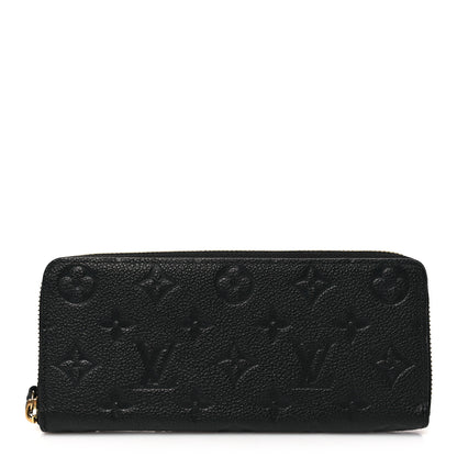 Louis Vuitton Empreinte Clemence Wallet Black 1 of 7