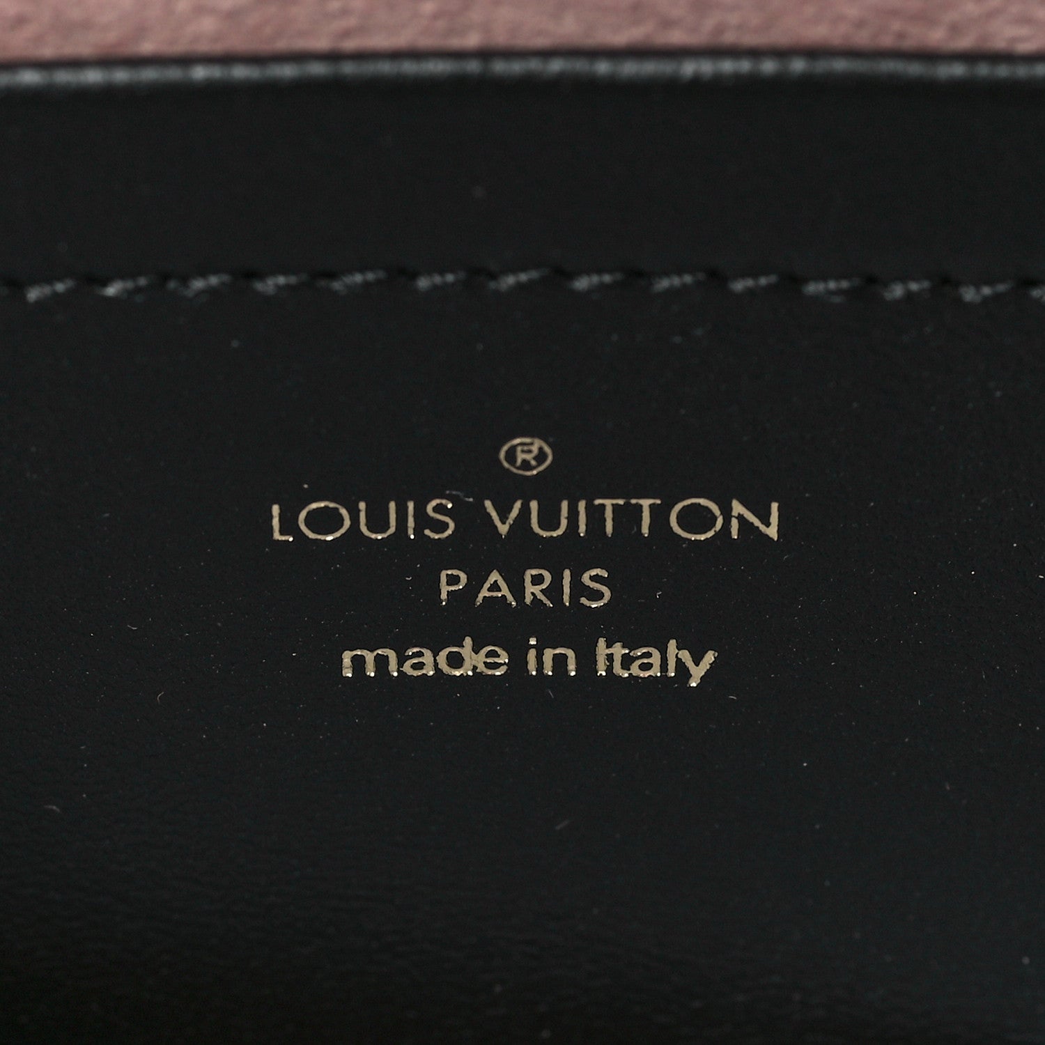 Louis Vuitton Lambskin Embossed Monogram Pochette Coussin Black 6 of 9
