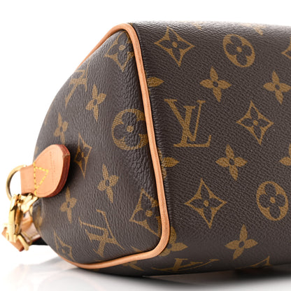 Louis Vuitton Monogram Speedy Bandouliere 20 Black 8 of 9