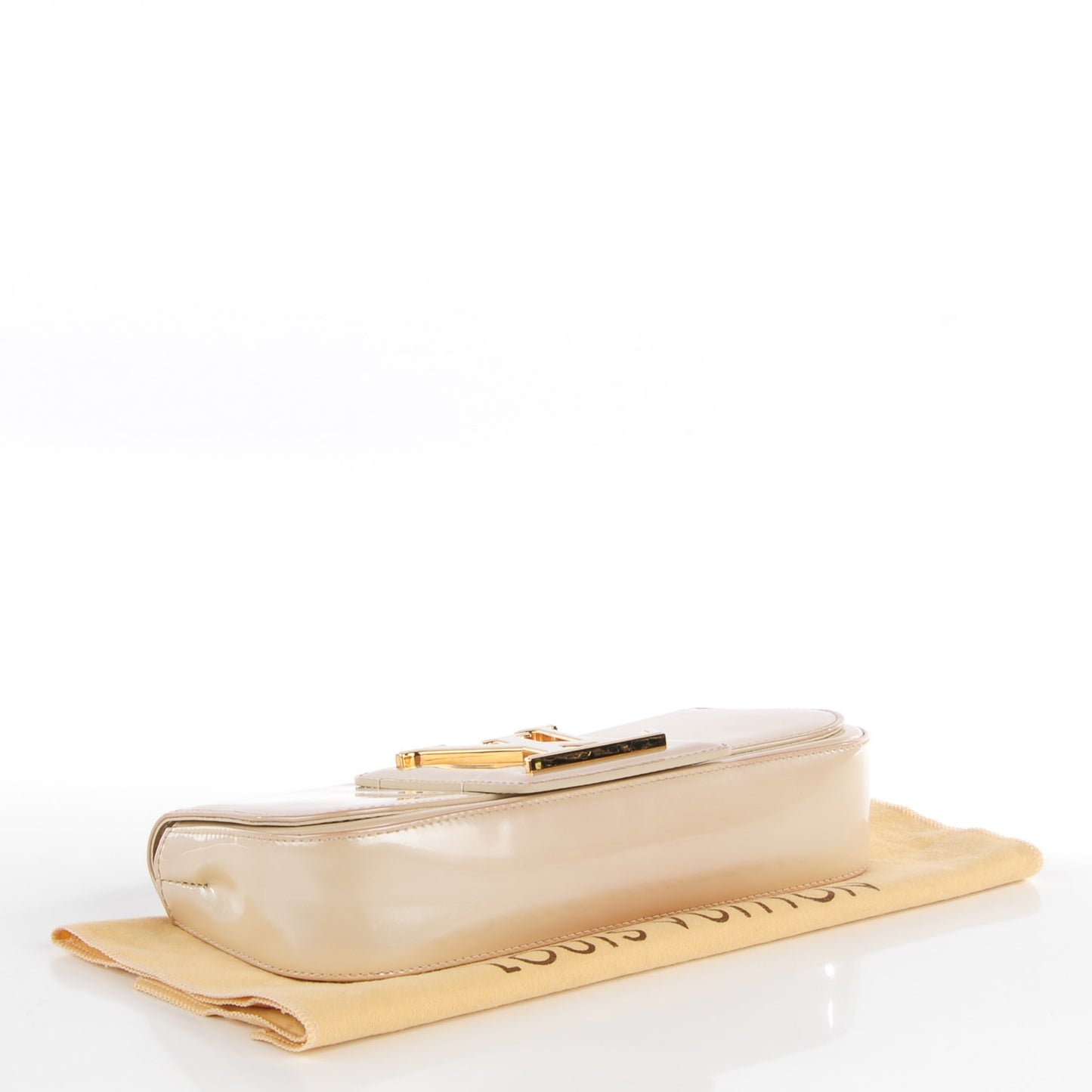 Patent Sobe Clutch Blanc Corail