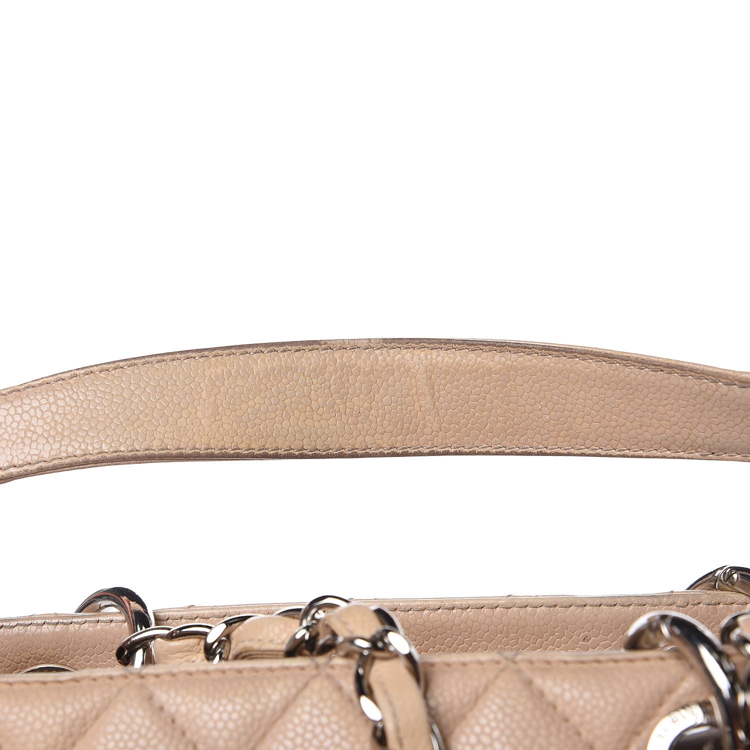 Chanel Caviar Quilted Grand Shopping Tote GST Beige Clair 22 of 27