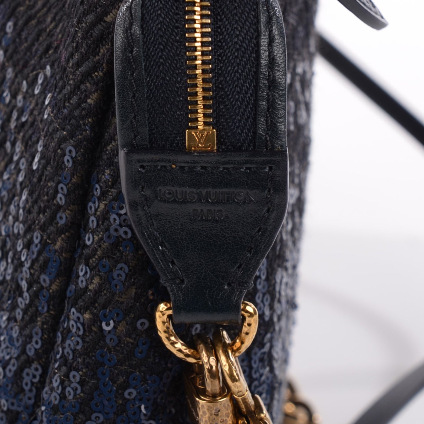 Sequin Reverie Pochette Accessories MM Blue
